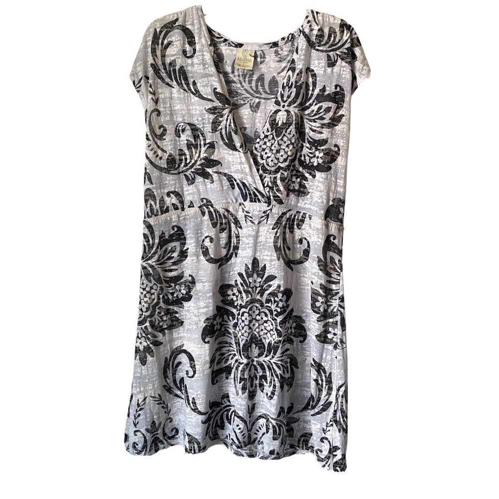 The Balance Collection by Marika Women Gray and Black Casual Dress S